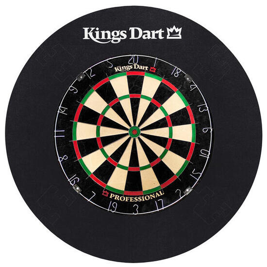 Dart-Set Profi Professional (Metallring) Schwarz Darts / Steeldarts Unisex