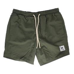 Short de bain pour homme - Polyester recyclé / Séchage rapide (Olive)