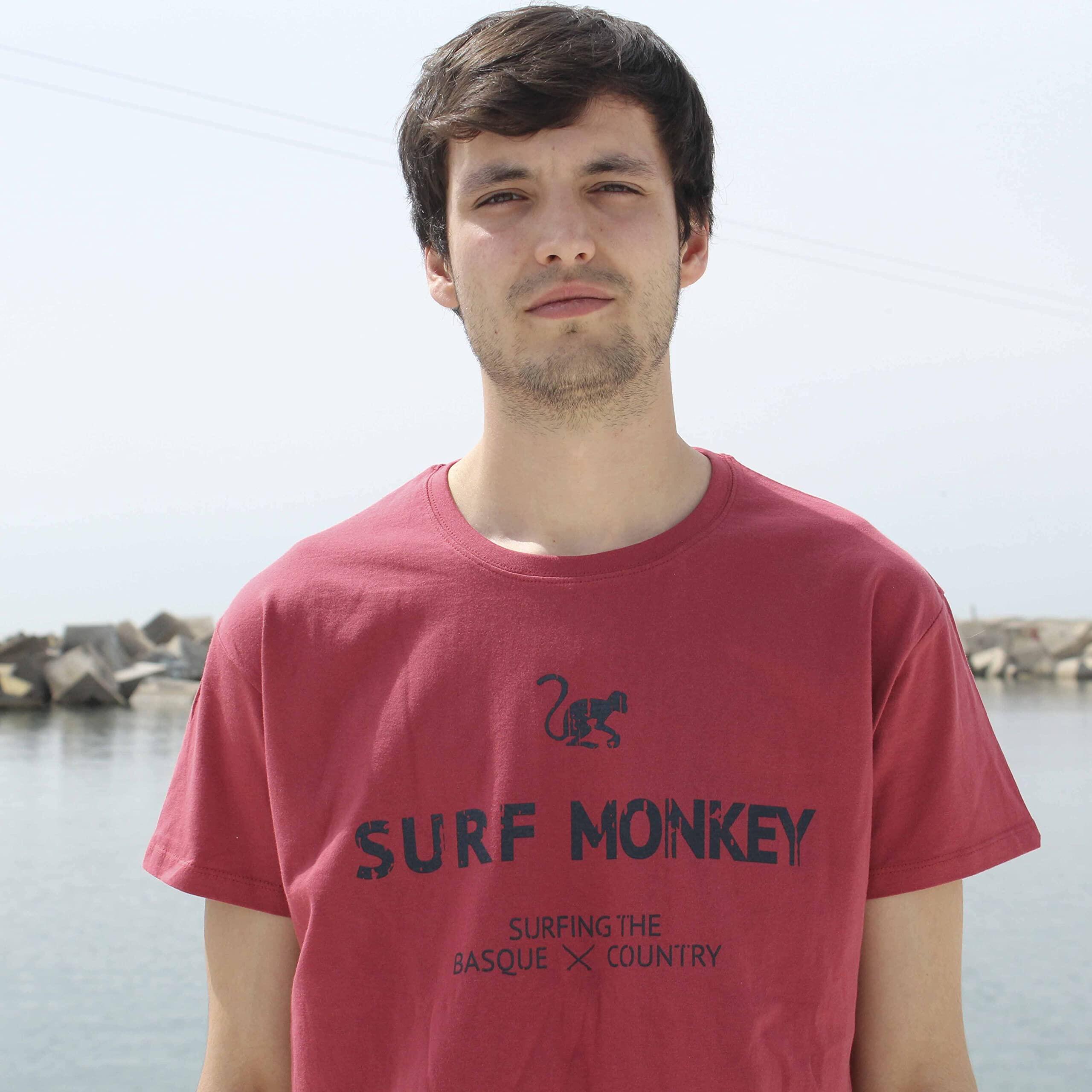 T-shirt in cotone biologico - Manica corta / Adulto (Rosso) 2/4