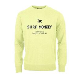 Sweat-shirt en coton biologique - Col rond / Adulte (Rouge)