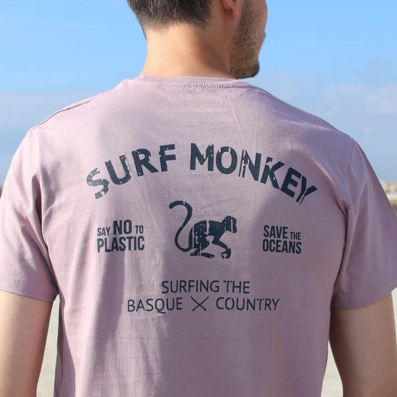 T-shirt en coton biologique - Sans plastique - courtes / Adulte (Violet)
