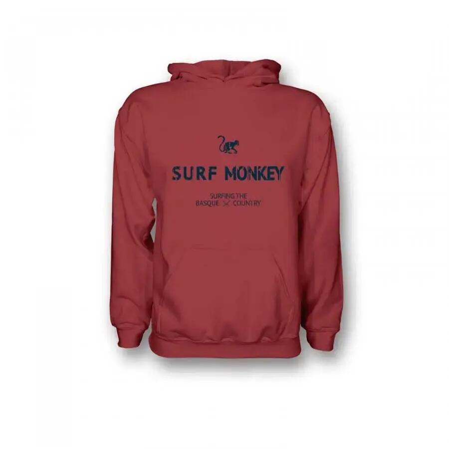 Cotton Sweatshirt - Hood / Adult (Red)
