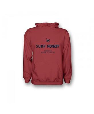 Hoodie / heren/dames - biologisch katoen (serene blue)