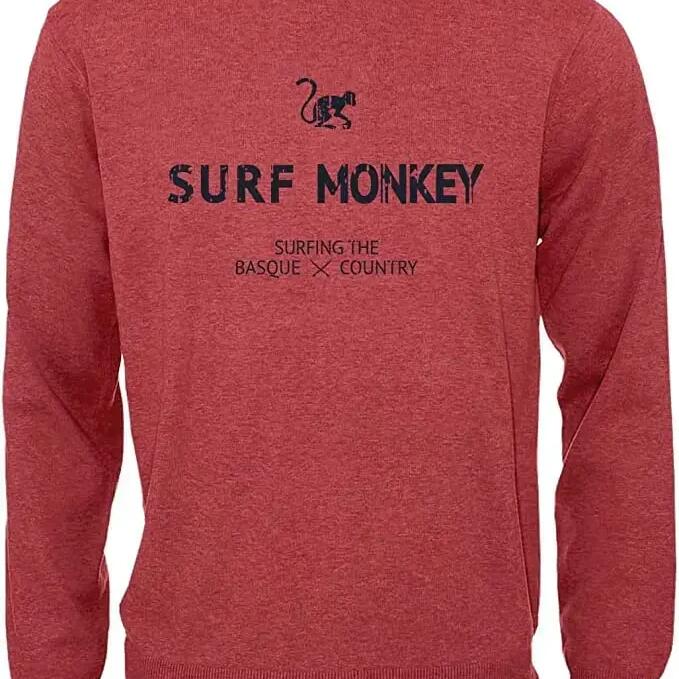 Cotton Crew Neck Sweatshirt - Adult (Red)