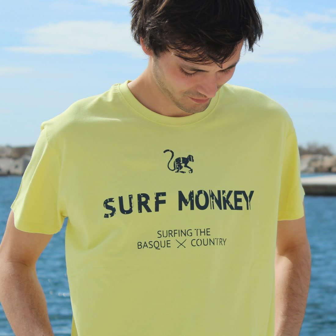 T-shirt en coton biologique - Manches courtes / Adulte (Citron) 2/3