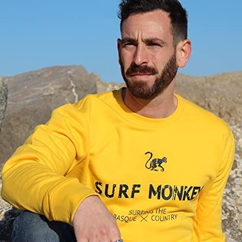 Sweatshirt mit Rundhalsausschnitt aus Bio-Baumwolle / Erwachsene (Gelb) 2/3