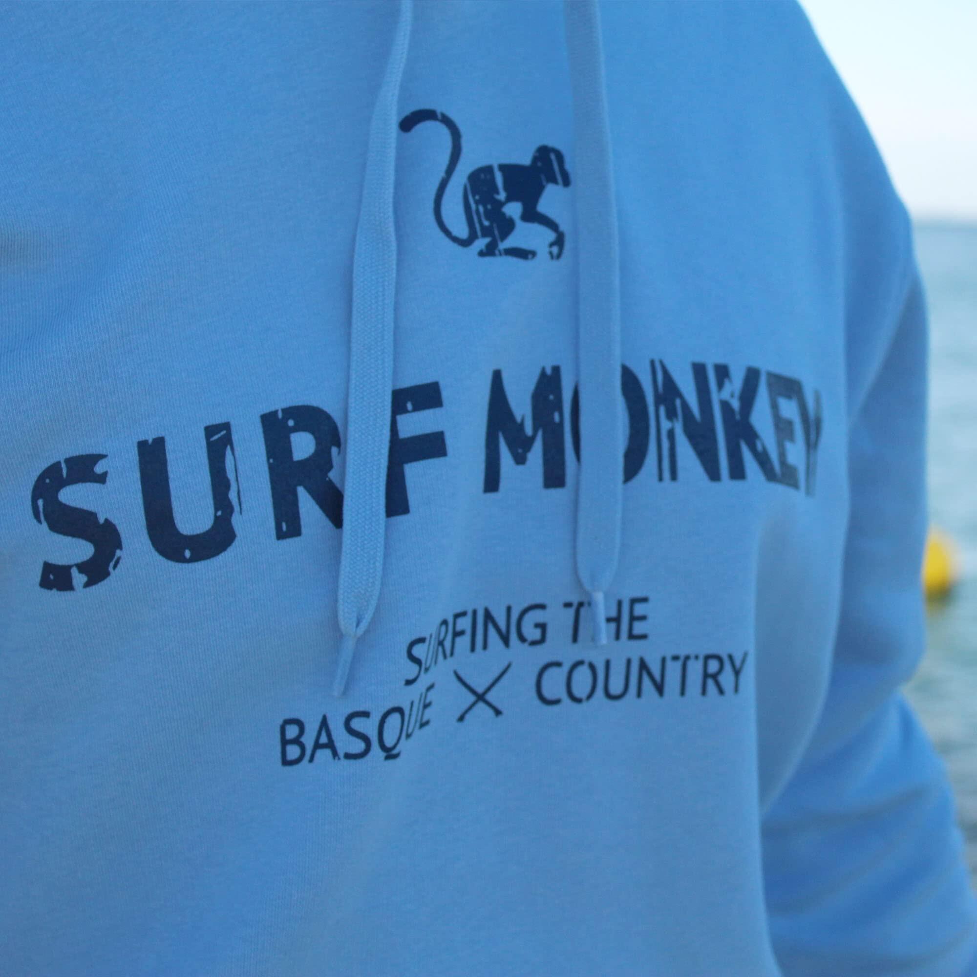 Sudadera Hombre Sudadera Con Capucha Surf Monkey Algodón