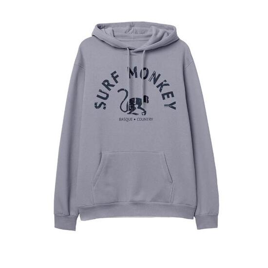 Bluza z kapturem z bawełny organicznej – Zakrzywione logo / Dorosły (Limonkowy)