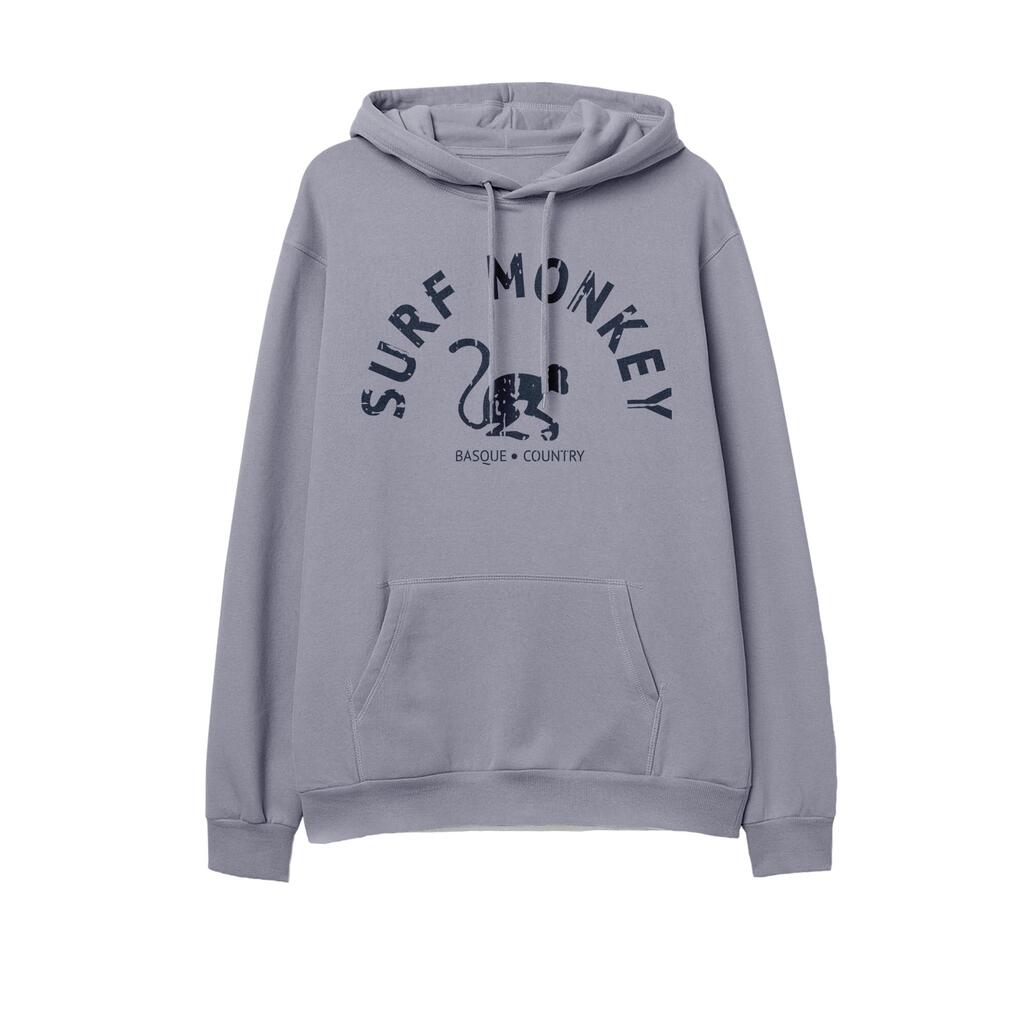 Cotton Sweatshirt - Curved Logo - Hooded / Adult (Lilac)