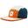 Boné ajustável Strapback - Água / Adulto / Tamanho único (Laranja)