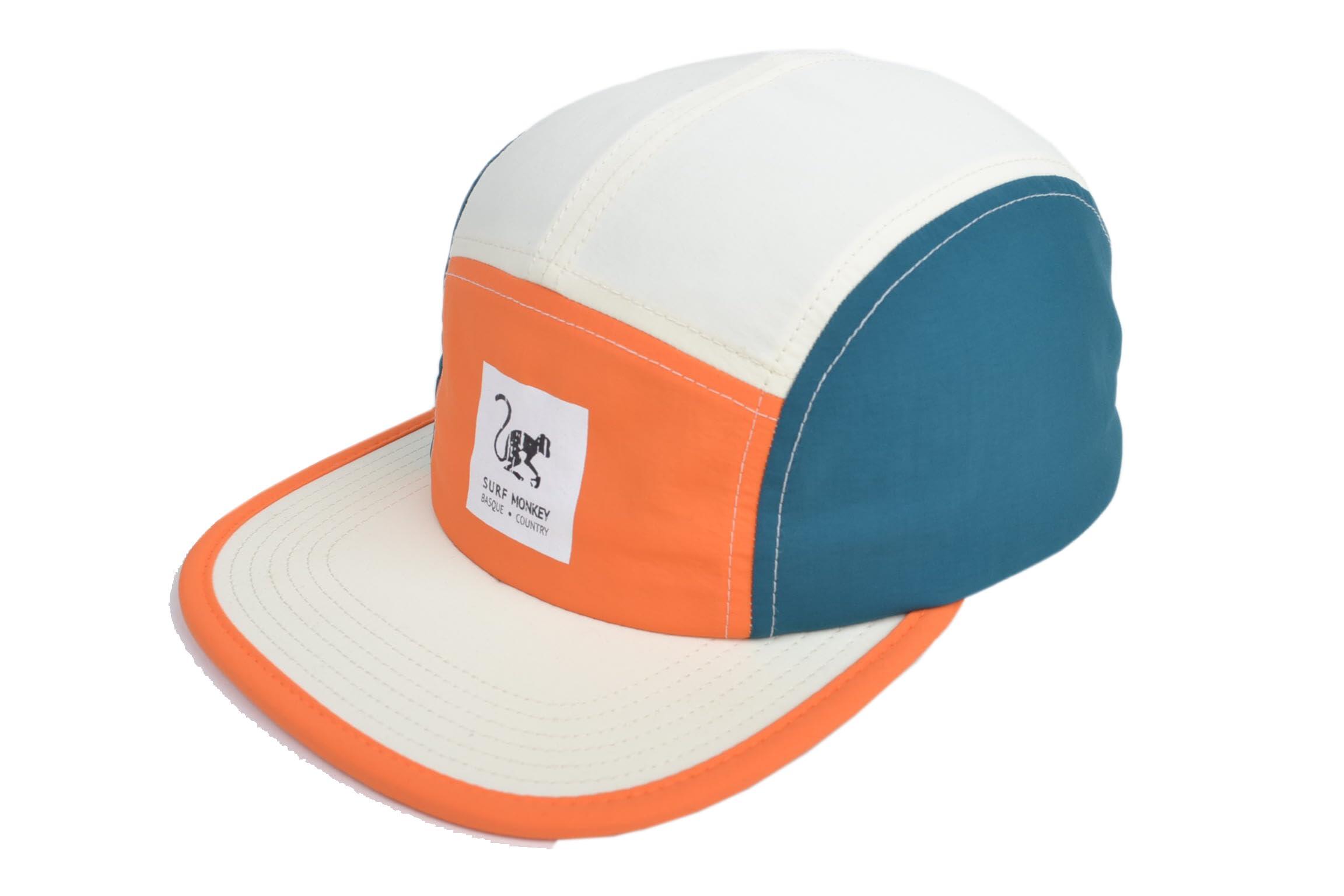 Boné de corrida 5 painéis – impermeável – adulto (Laranja) 4/7