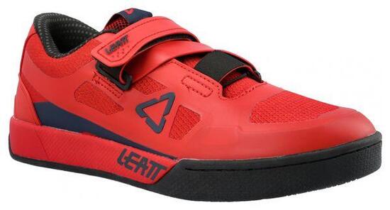 Scarpe Leatt 5.0 Clip Rosso Chilli MTB