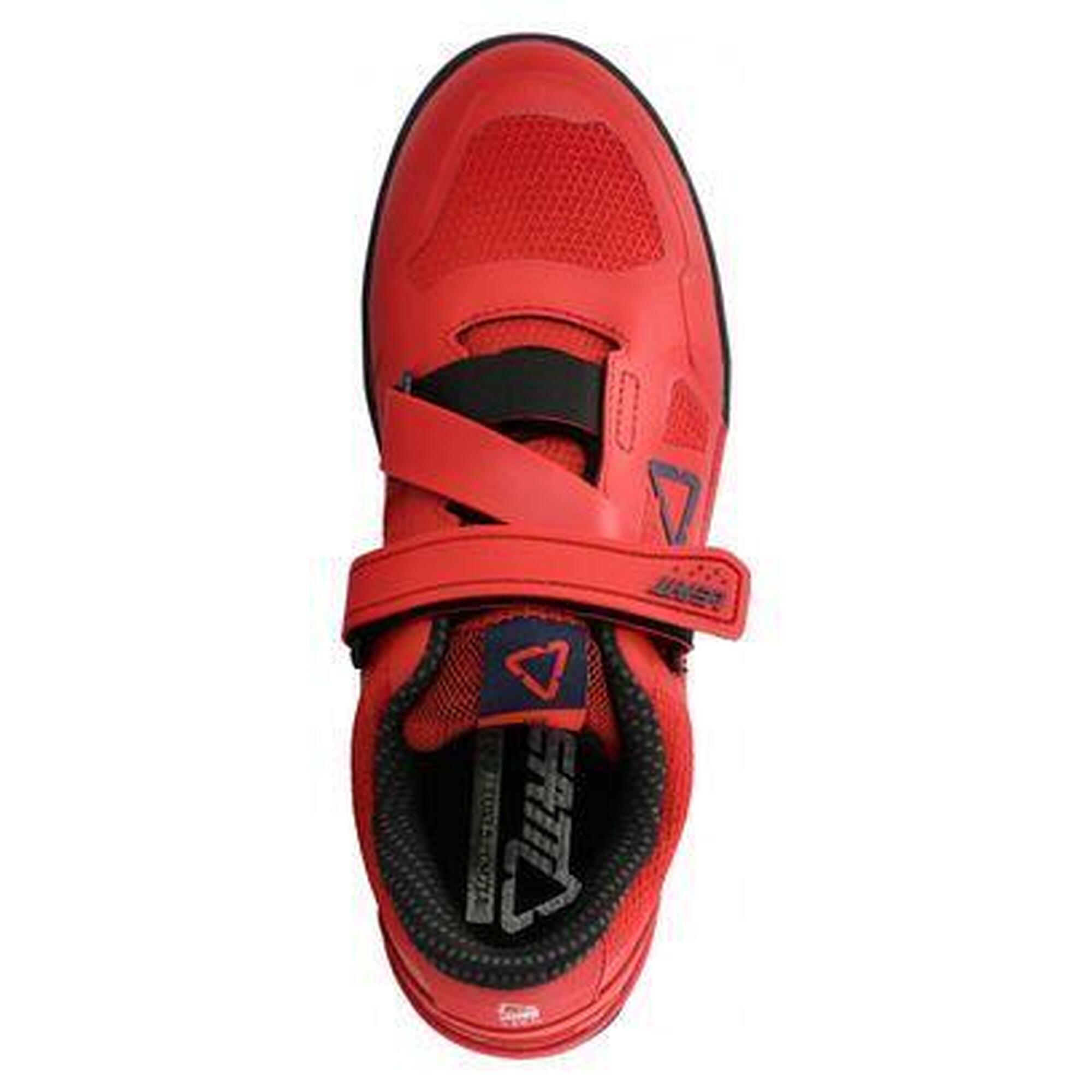 Chaussures Leatt 5.0 Clip Rouge Chilli