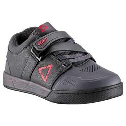 CHAUSSURE VTT GES VANTAGE2 NOIR-GRIS T44 FIXATION 3 VELCROS Compatible Spd Paire