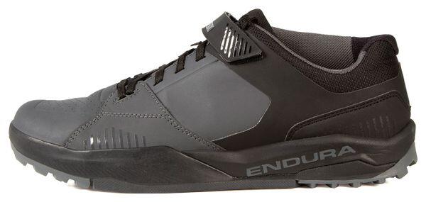 Endura mt500 queimador plano pedal mtb sapatos cinza / preto