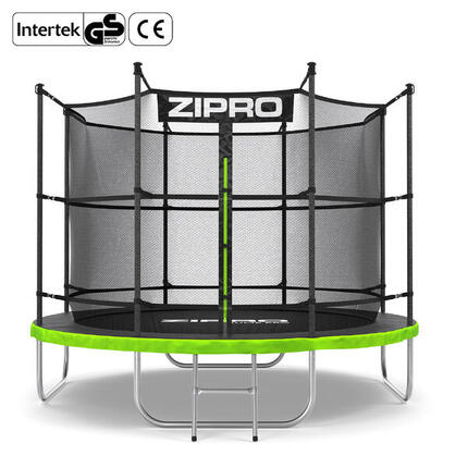 Trampoline rond Jump Pro 8FT 252 cm avec échelle, filet de protection intérieur