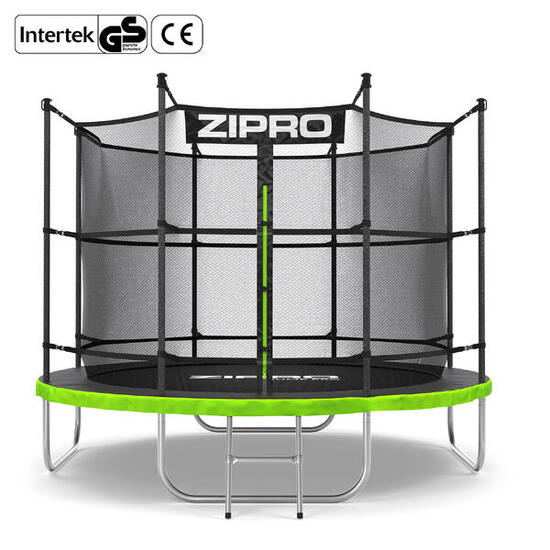 Trampoline rond Jump Pro 8FT 252 cm avec échelle, filet de protection intérieur