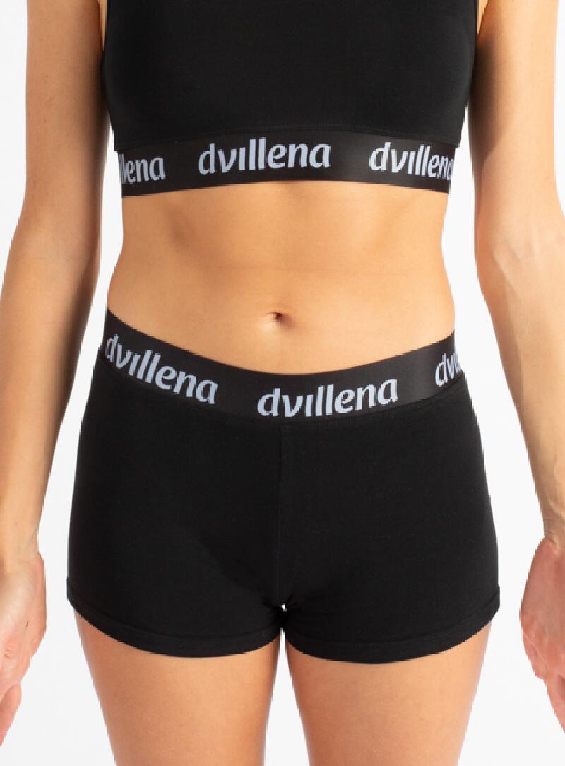 Culotte de Gymnastique Brand Dvillena Courte Noire Élastique 3/3