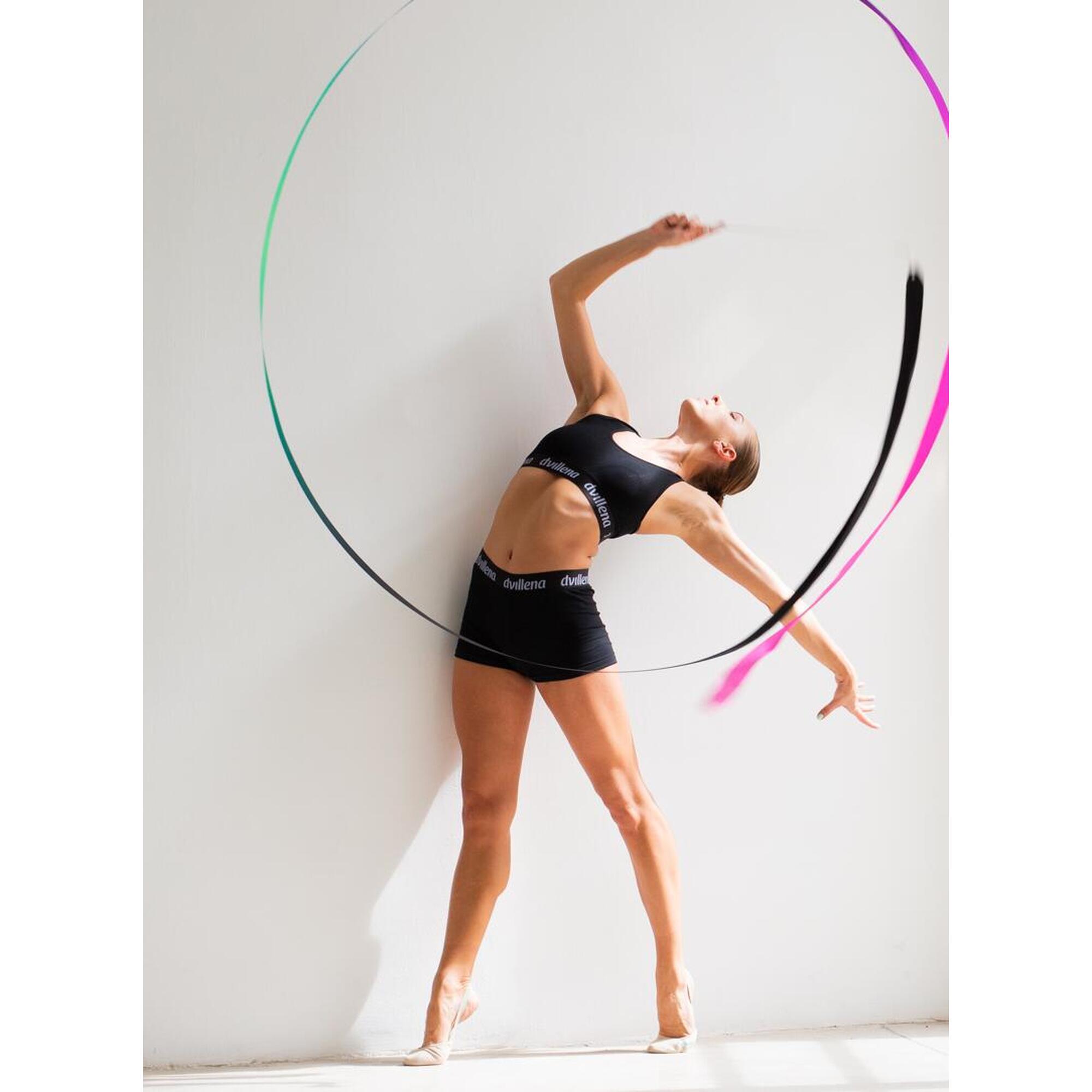 Culotte de Gymnastique Brand Dvillena Courte Noire Élastique