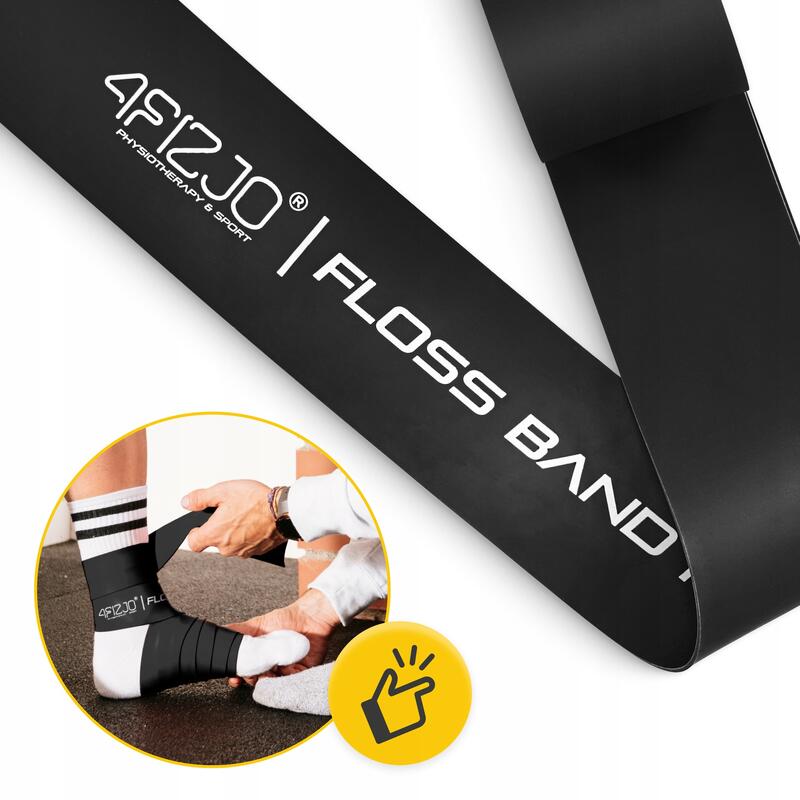 Taśma rehabilitacyjna do ćwiczeń FLOSS BAND 4FIZJO 1 mm