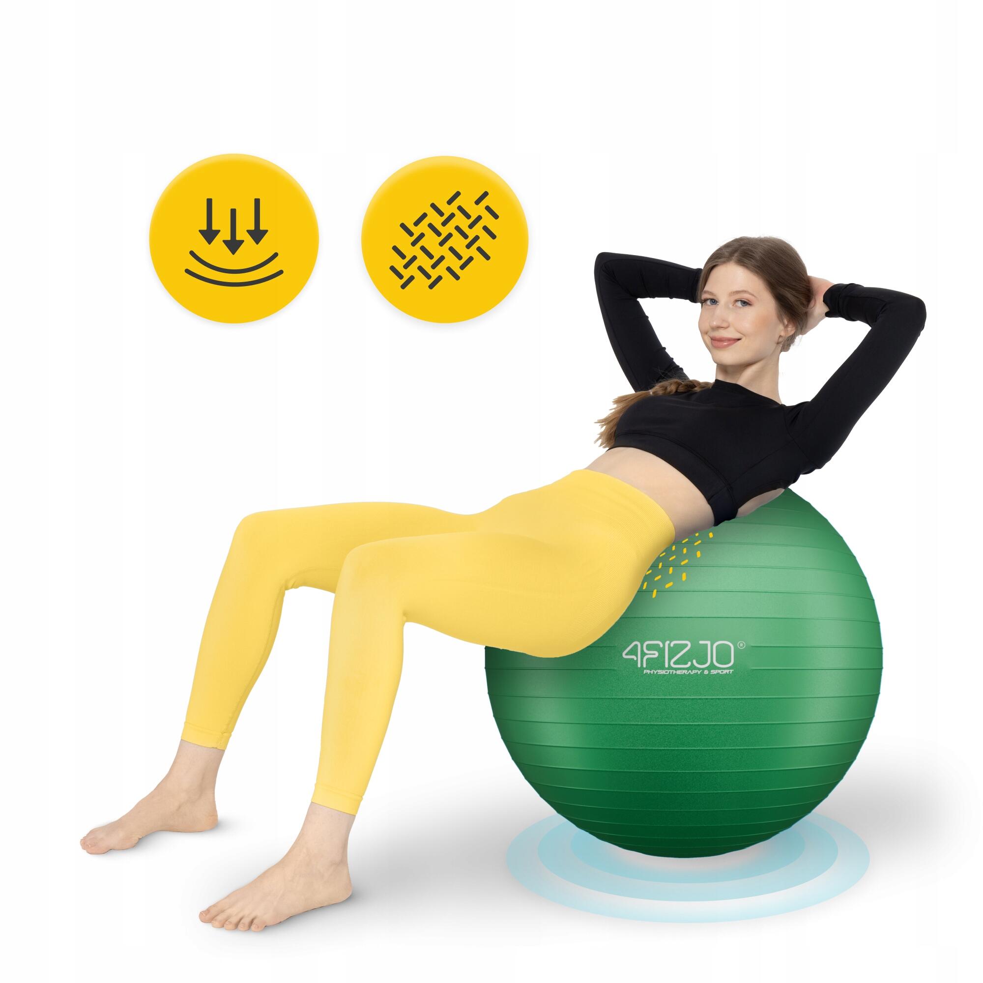 Palla ginnica fitness riabilitativa anti-burst postura 4FIZJO Reh Ball 5/7