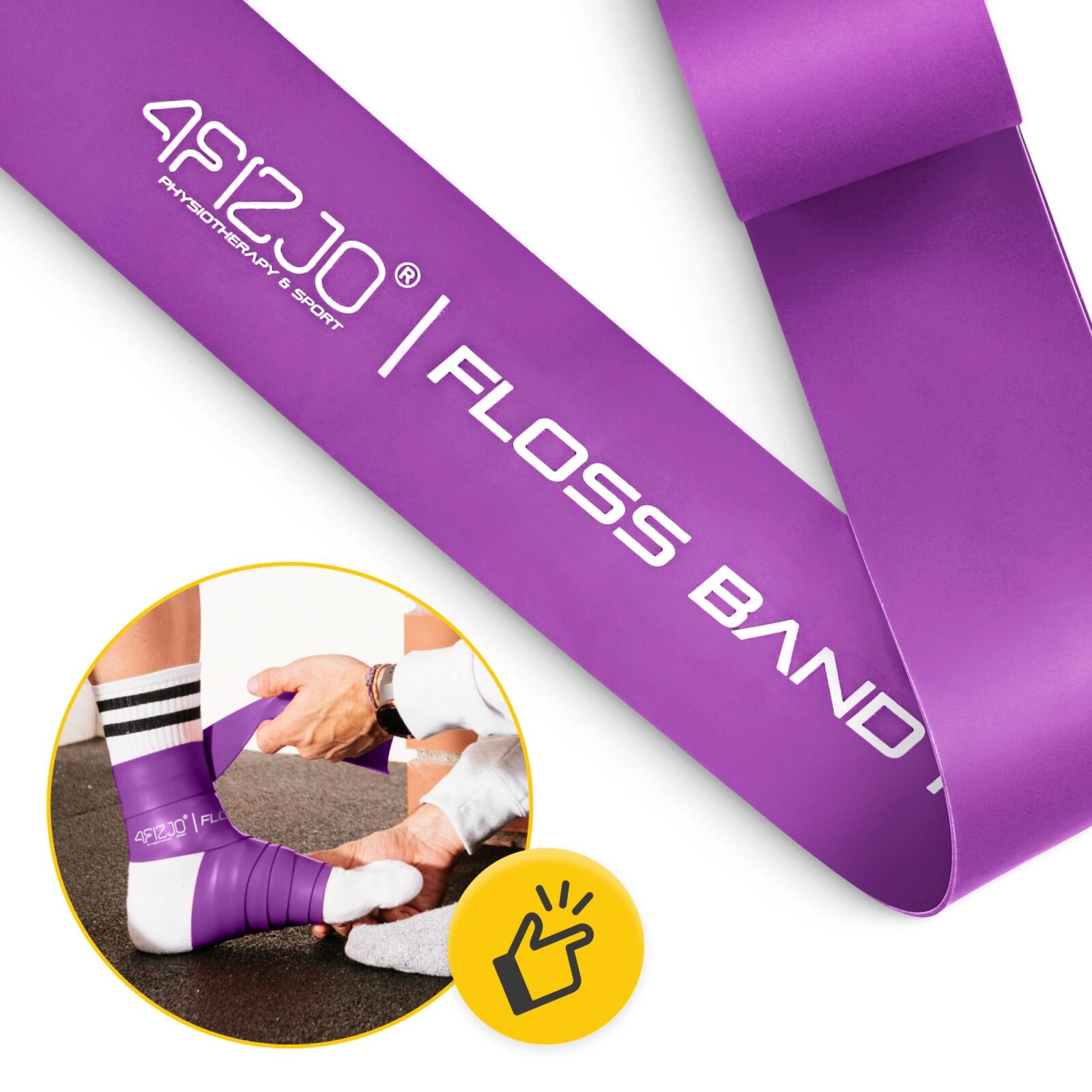 Taśma rehabilitacyjna do ćwiczeń FLOSS BAND 4FIZJO 1,5 mm 7/7