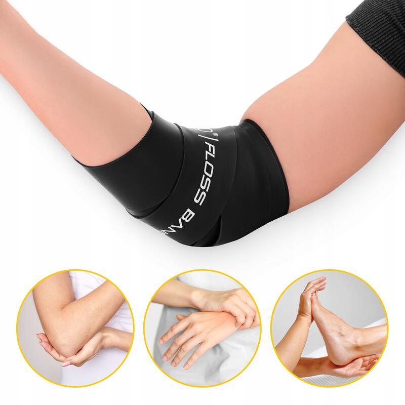 Taśma rehabilitacyjna do ćwiczeń FLOSS BAND 4FIZJO 1 mm