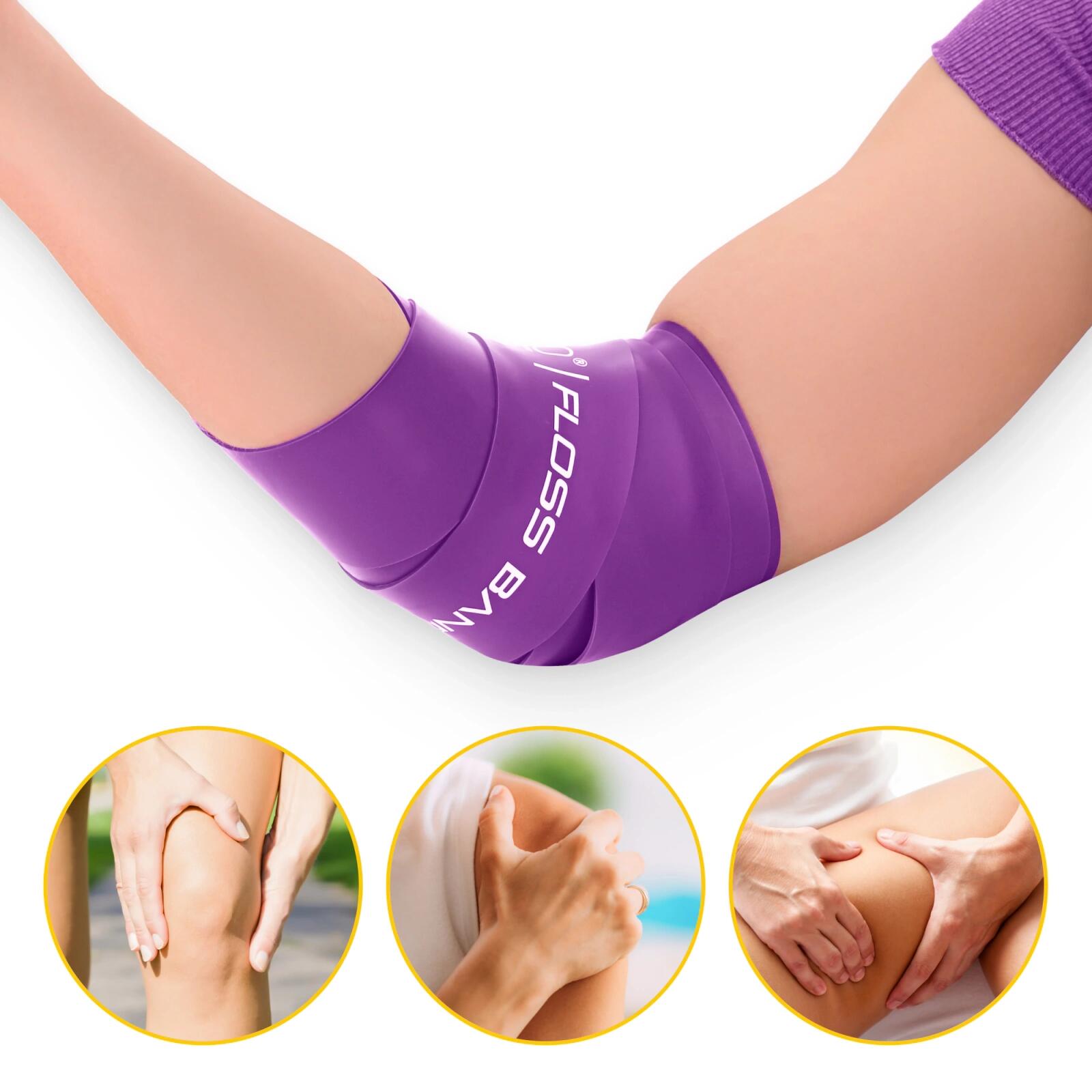 Taśma rehabilitacyjna do ćwiczeń FLOSS BAND 4FIZJO 1,5 mm 5/7