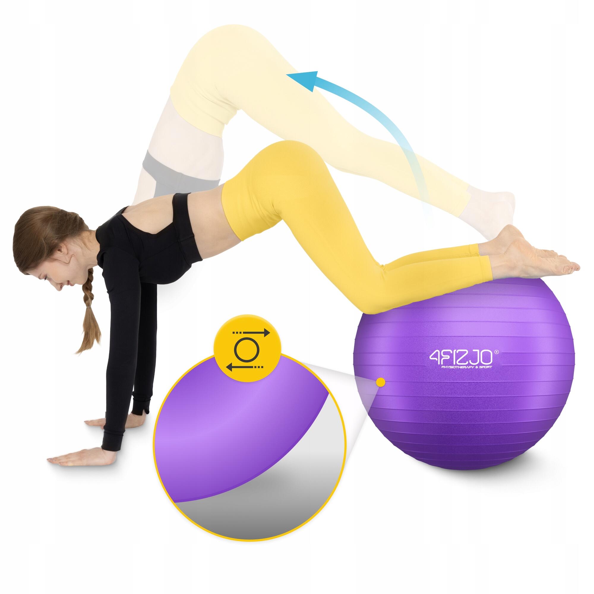 Palla ginnica fitness riabilitativa anti-burst postura 4FIZJO Reh Ball 5/7