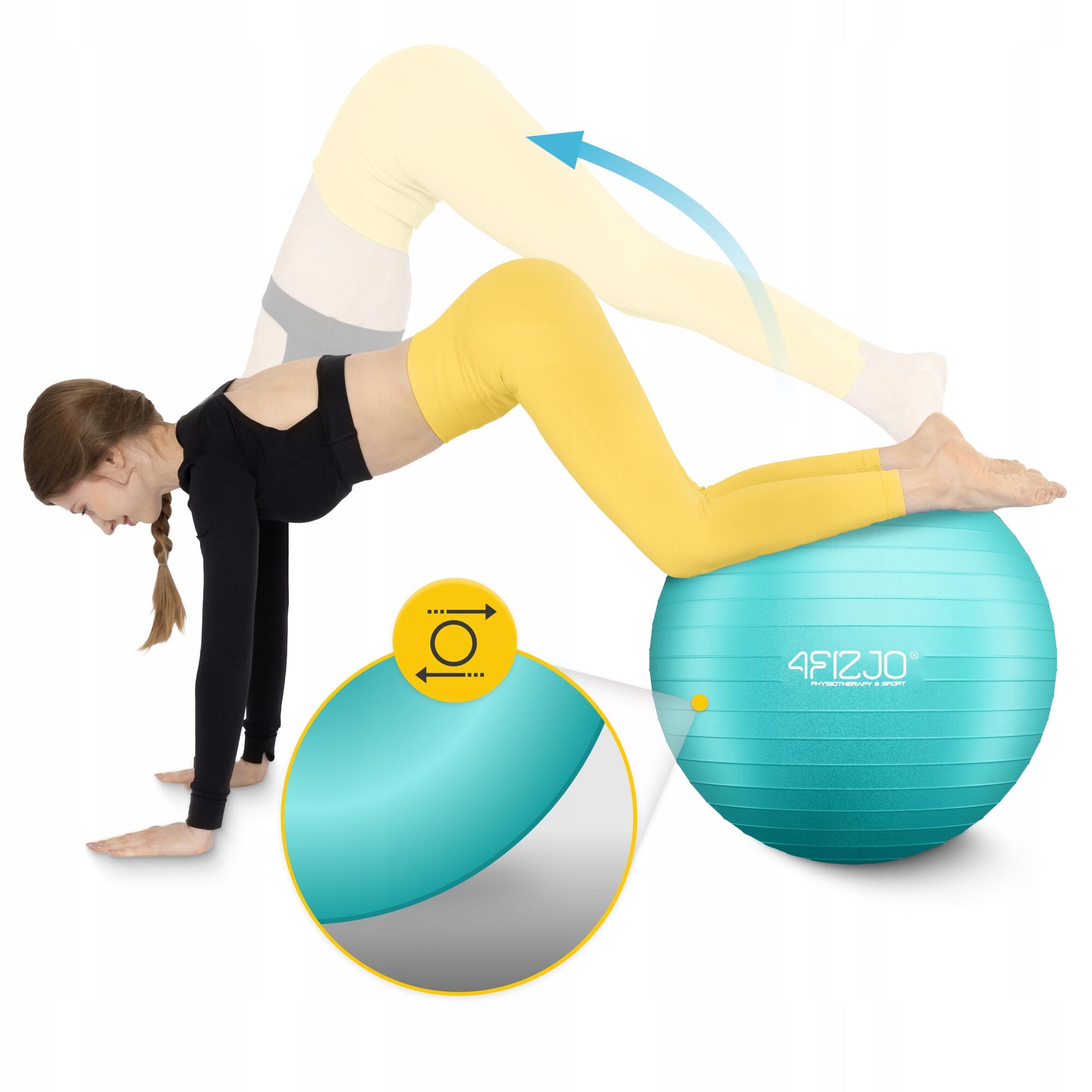Palla ginnica fitness riabilitativa anti-burst postura 4FIZJO Reh Ball 7/7