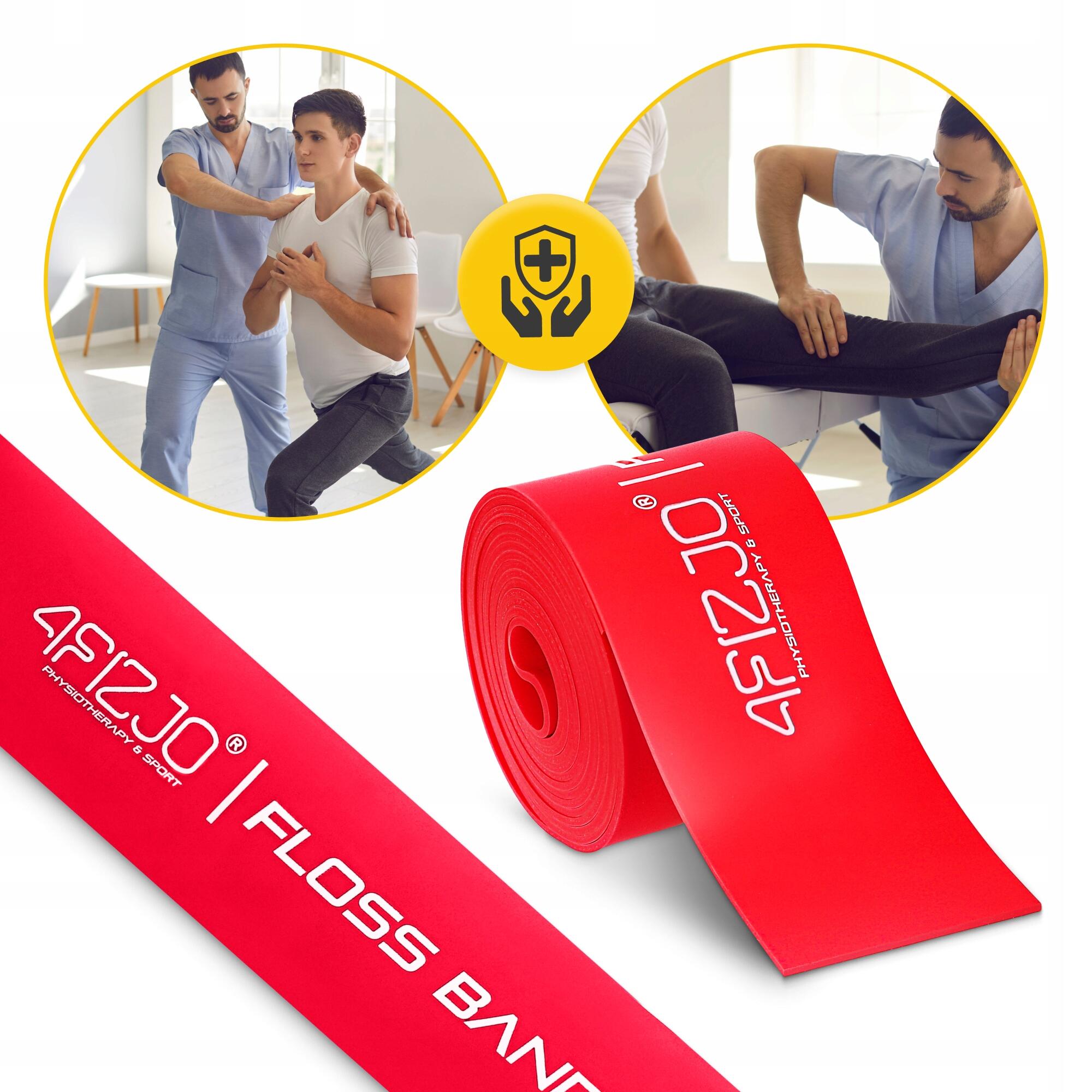 Taśma rehabilitacyjna do ćwiczeń FLOSS BAND 4FIZJO 1,5 mm 7/7