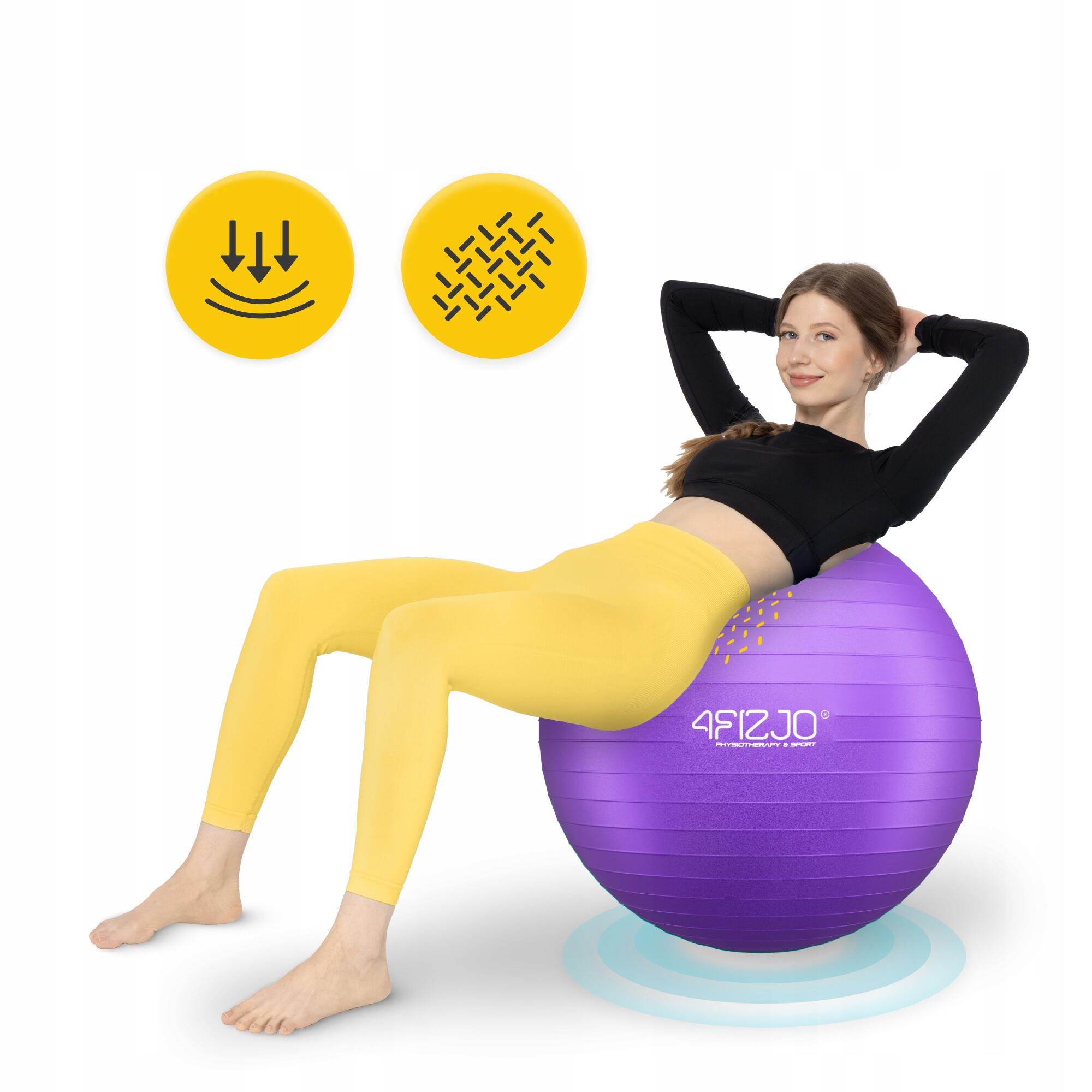 Palla ginnica fitness riabilitativa anti-burst postura 4FIZJO Reh Ball 7/7