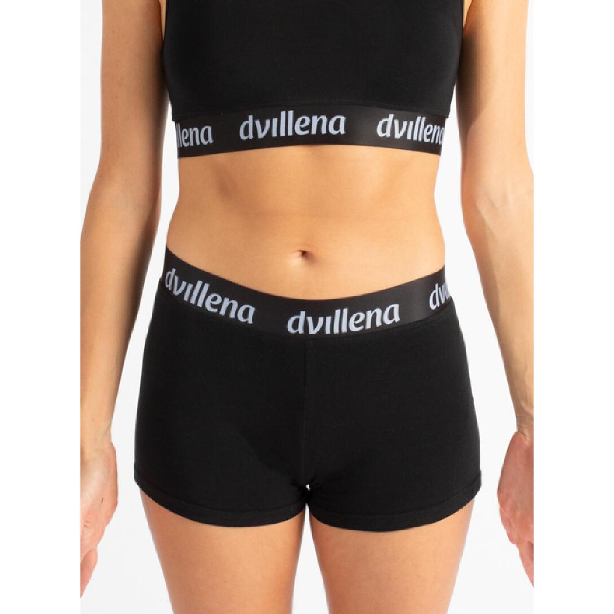 Culotte de Gymnastique Brand Dvillena Courte Noire Élastique