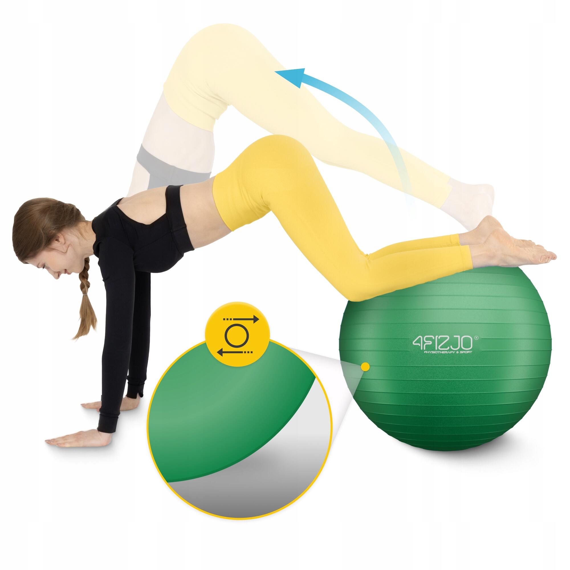 Palla ginnica fitness riabilitativa anti-burst postura 4FIZJO Reh Ball 7/7
