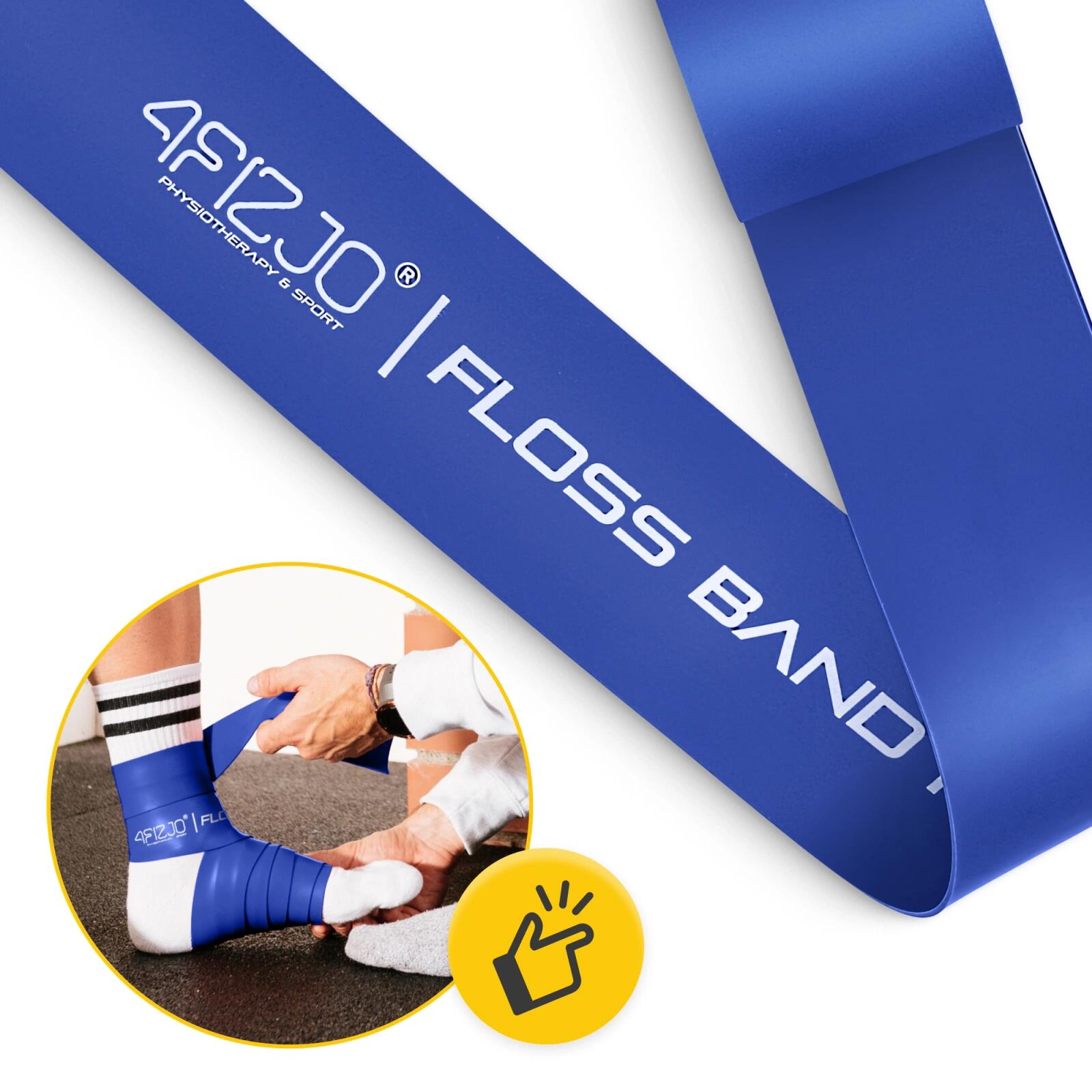 Taśma rehabilitacyjna do ćwiczeń FLOSS BAND 4FIZJO 1,5 mm 7/7