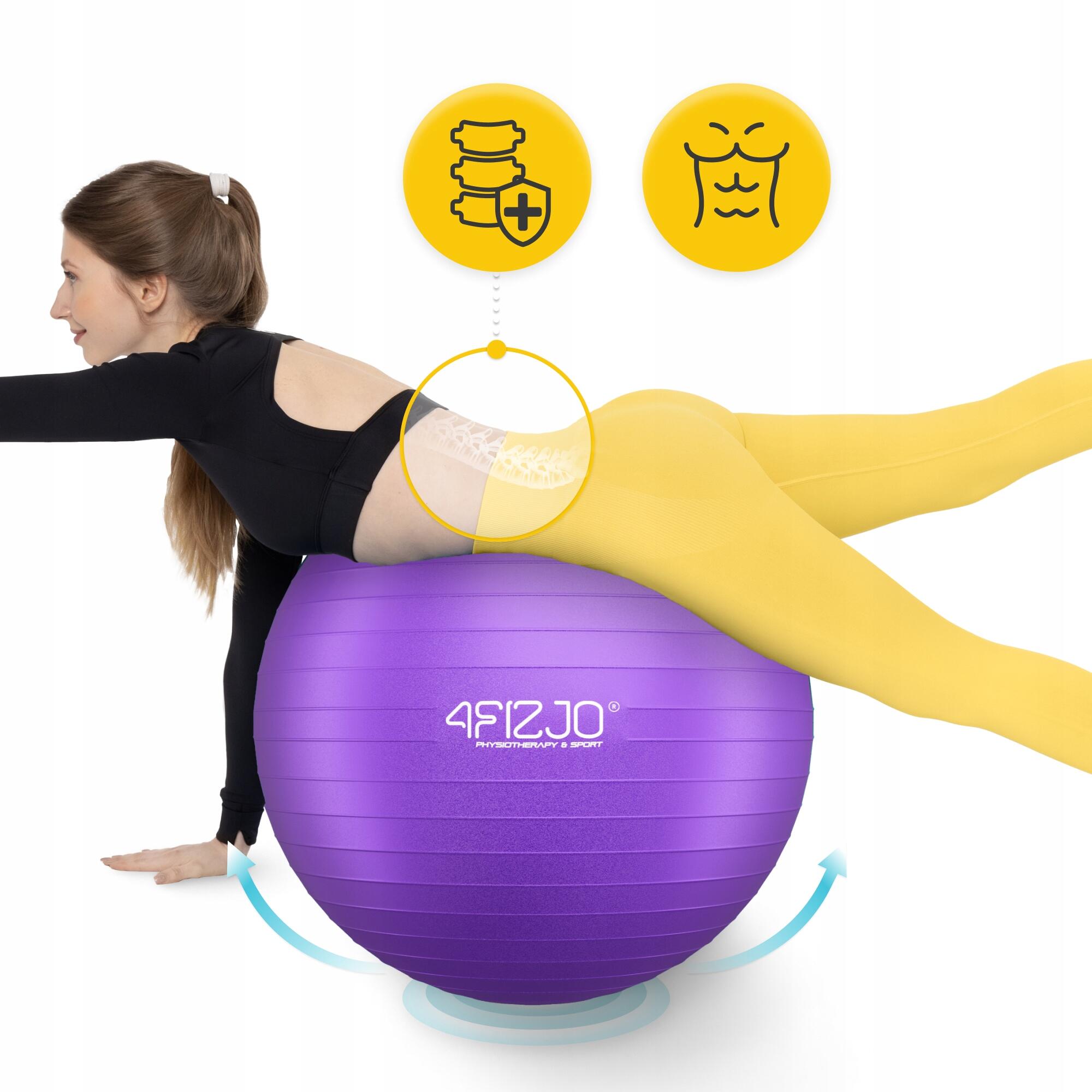 Palla ginnica fitness riabilitativa anti-burst postura 4FIZJO Reh Ball 2/7