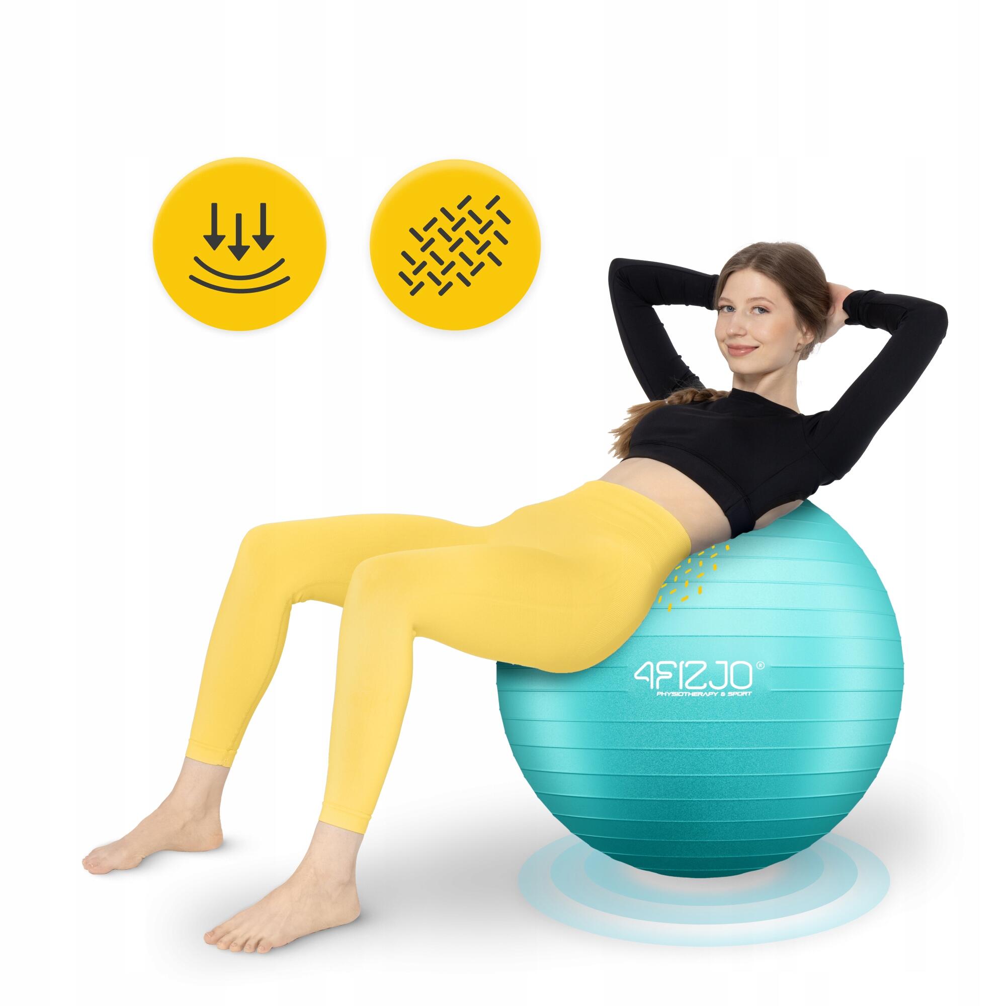 Palla ginnica fitness riabilitativa anti-burst postura 4FIZJO Reh Ball 4/7