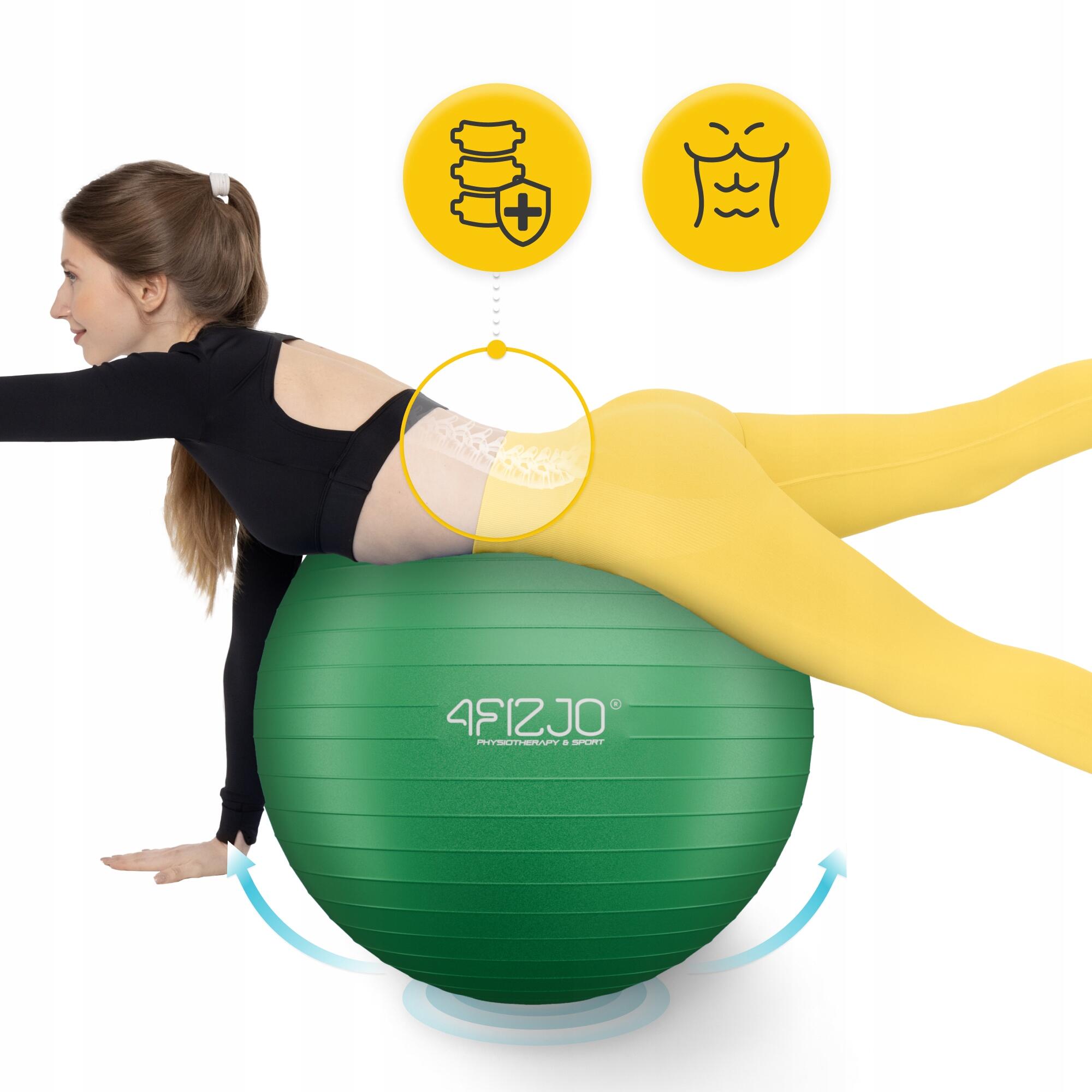 Palla ginnica fitness riabilitativa anti-burst postura 4FIZJO Reh Ball 4/7