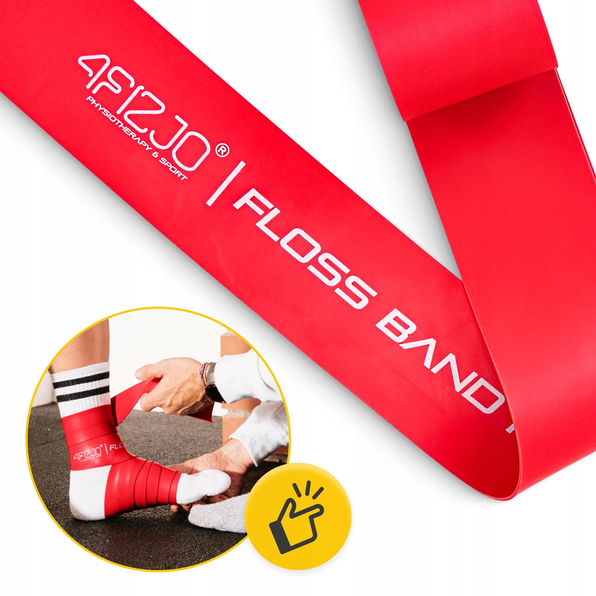 Taśma rehabilitacyjna do ćwiczeń FLOSS BAND 4FIZJO 1,5 mm 3/7