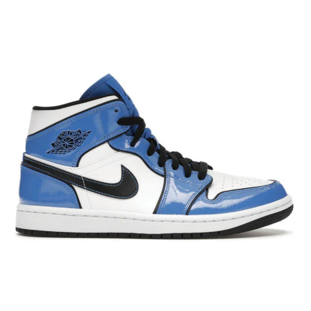 NIKE Reconditionné - Air Jordan 1 Mid Signal Blue - Excellent