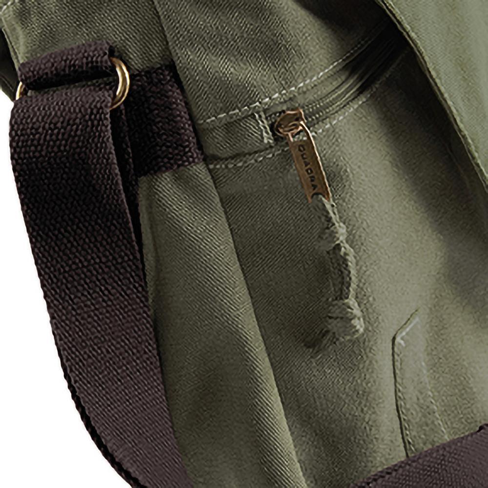 Saco de Despacho de Tela Vintage 14 Litros (Verde Militar Vintage) 4/4