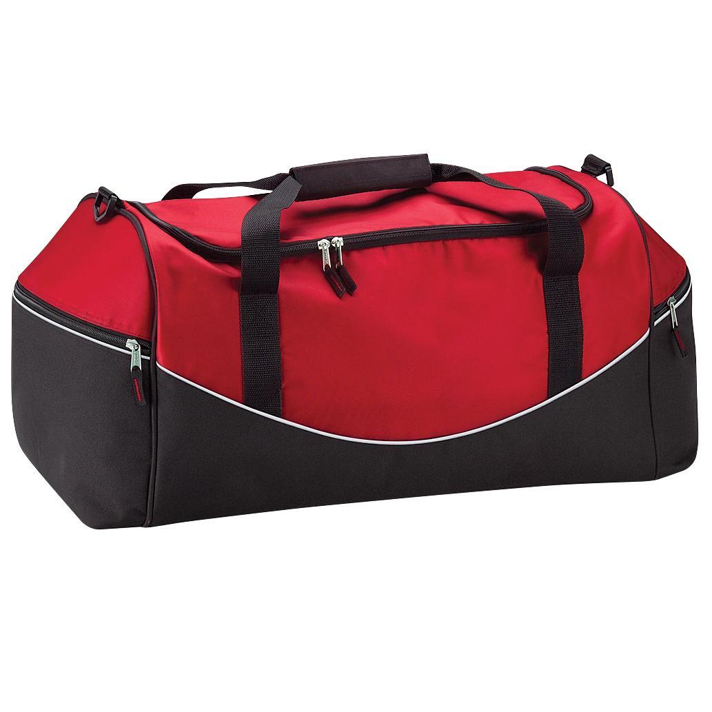 QUADRA Borsone In Tela 55 Litri Quadra Rosso/Nero/Bianco