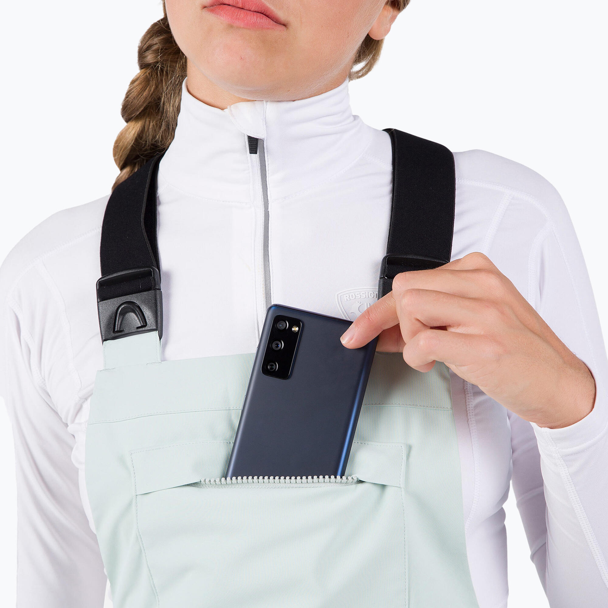 Spodnie narciarskie damskie Rossignol Relax Bib 3/5
