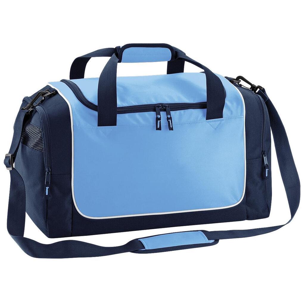 Teamwear Locker Duffle Bag (30 Litres) (Sky/French Navy/White)