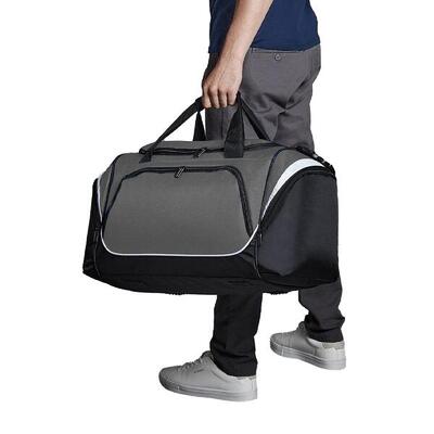 Borsone Sportivo 55 Litri Quadra Nero/Grigio Taglia unica