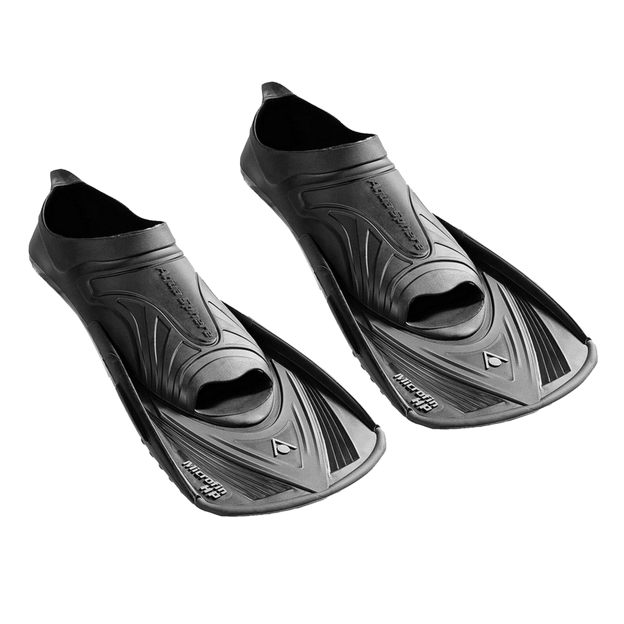 Unisex Adult Microfin Diving Fins (Black) 2/2