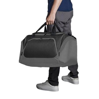 Borsone Sportivo 55 Litri Quadra Nero/Grigio Taglia unica