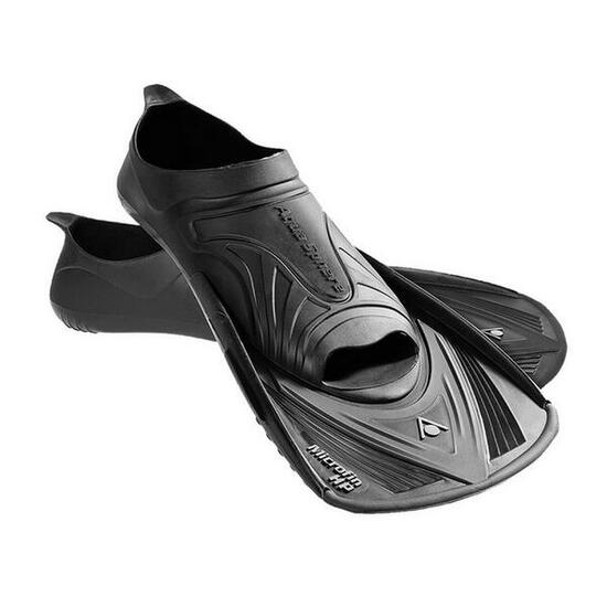 HerrenDamen Unisex Taucherflossen "Microfin" Damen und Herren Schwarz