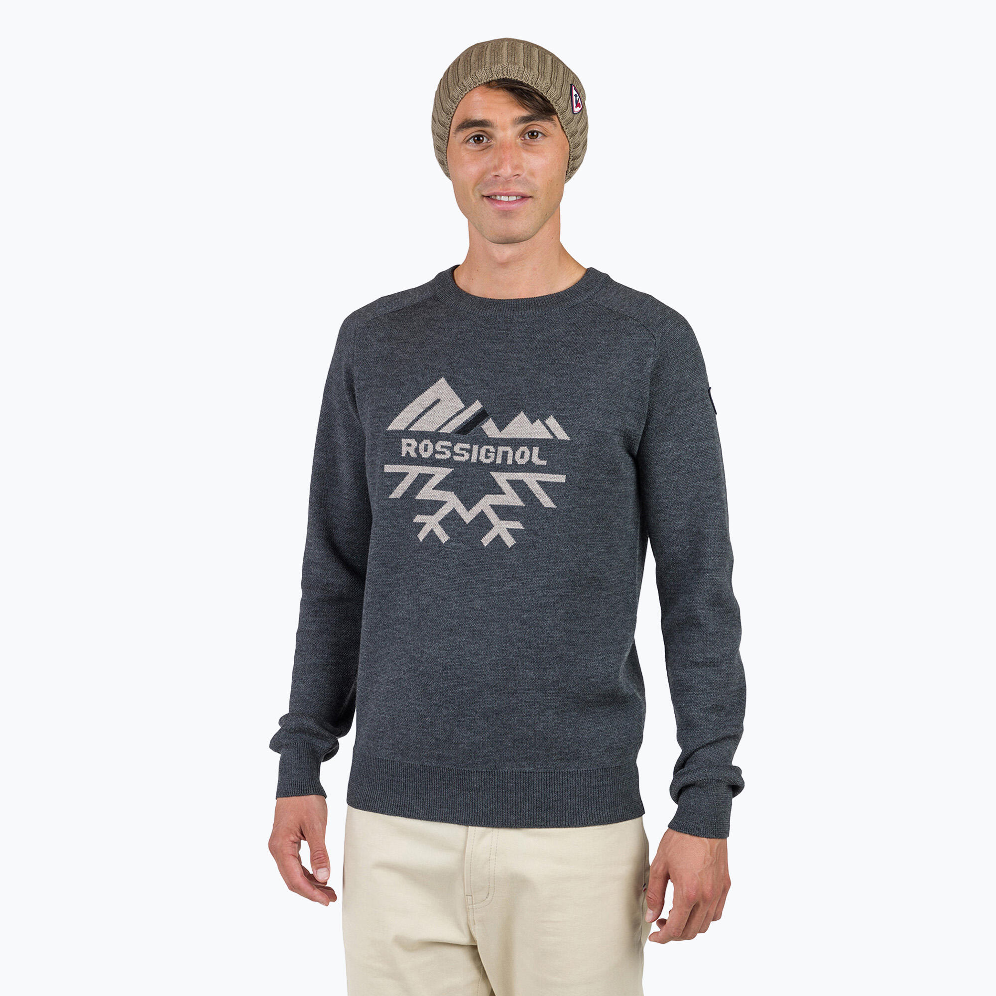 Sweter męski Rossignol Jacquard Crew Neck