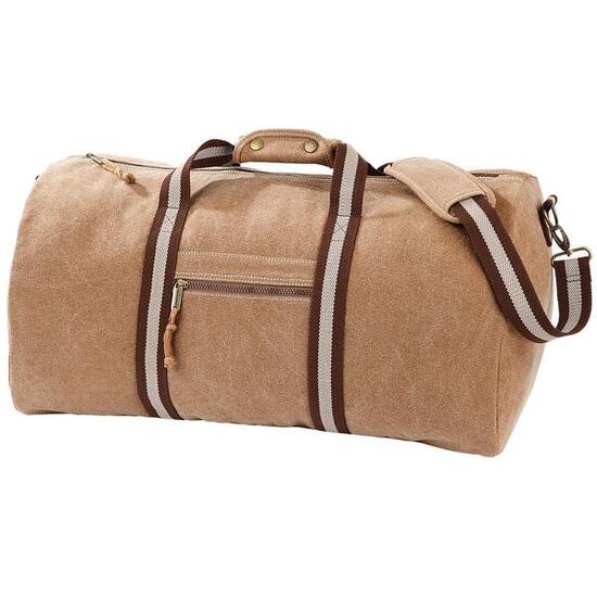 Vintage Sac De Voyage En Toile 45 Litres (Sahara)